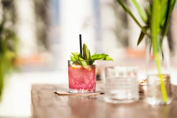 Tropical Cocktails near swimming pool