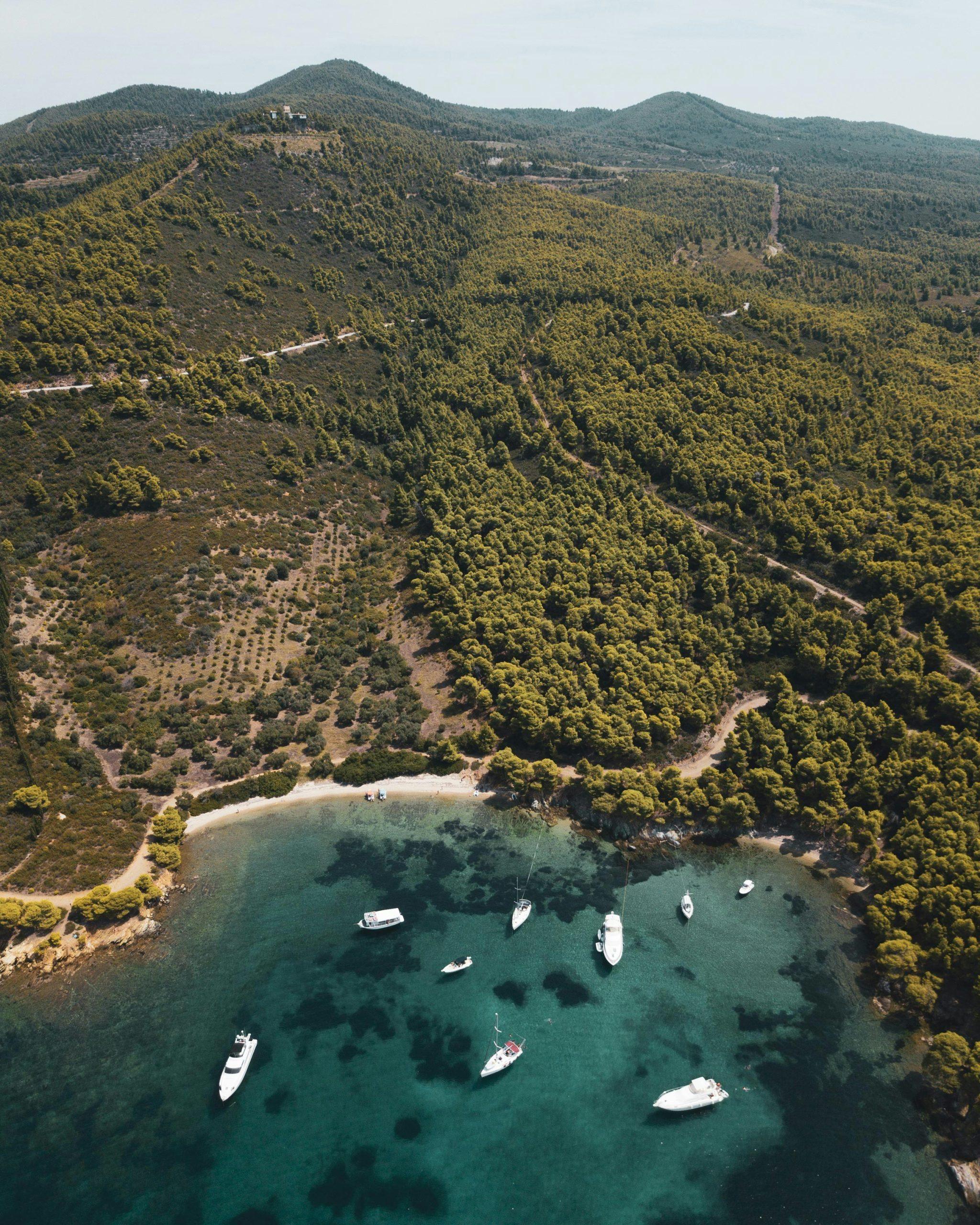 Halkidiki coastline near Lotus Villas & Suites