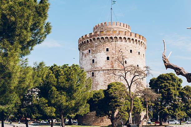 The white tower at Thessaloniki city in Greece